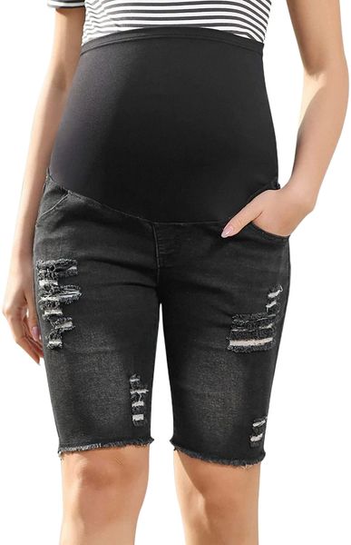 maternity denim shorts bermuda scratched raw high waist skinny jean shorts with pocket c5fs#, White;black
maternity denim shorts bermuda scratched raw high waist skinny jean shorts with pocket c5fs#, White;black