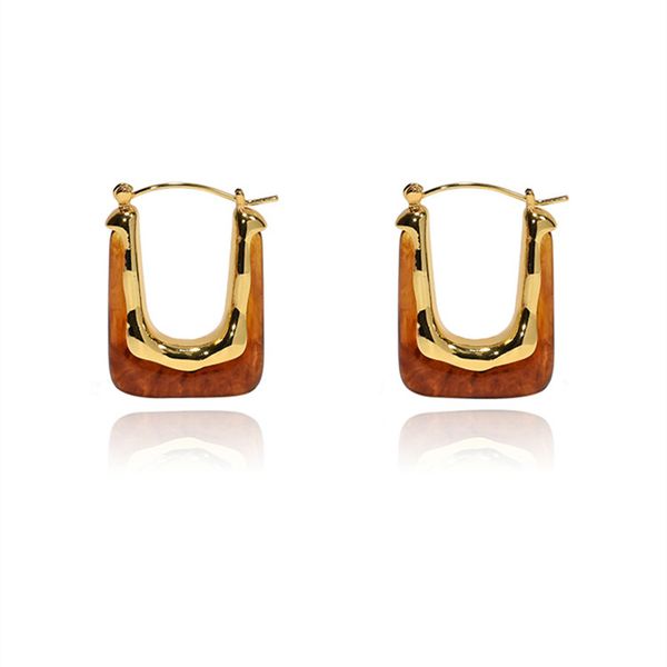 french ins u-shaped metal resin earrings stud female niche design high-end fashion temperament party all-match jewelry gift, Golden;silver
french ins u-shaped metal resin earrings stud female niche design high-end fashion temperament party all-match jewelry gift, Golden;silver