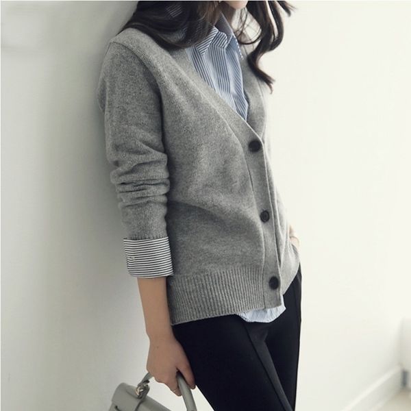 soft cashmere cardigan women sweater autumn winter vneck jacket jumper pull femme hiver streetwear casual cardigan y200106, White;black
soft cashmere cardigan women sweater autumn winter vneck jacket jumper pull femme hiver streetwear casual cardigan y200106, White;black