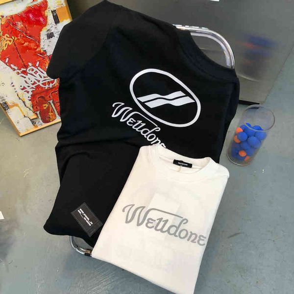 designer men's t-shirt correct version korean chao brand reflective lettering printed men's and women's loose gradient short, White;black
designer men's t-shirt correct version korean chao brand reflective lettering printed men's and women's loose gradient short, White;black