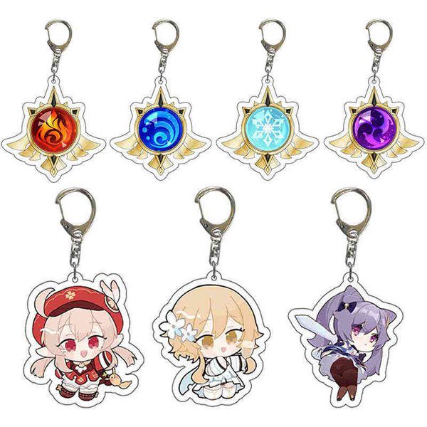 game genshin impact anime keychain acrylic element vision eye of god mondstadt pendant keyring keychains on backpacks fans gift aa220318, Silver
game genshin impact anime keychain acrylic element vision eye of god mondstadt pendant keyring keychains on backpacks fans gift aa220318, Silver