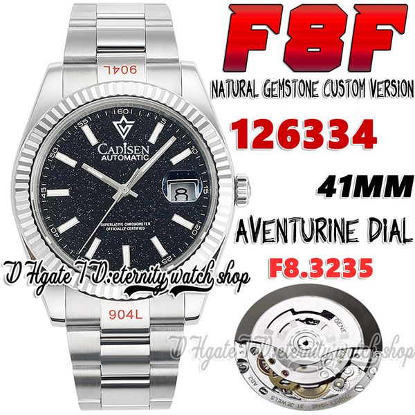 f8f f8126334 sa3235 automatic mens watch 41mm natural aventurine dial stick markers 904l oystersteel bracelet customized version of natural, Slivery;brown
f8f f8126334 sa3235 automatic mens watch 41mm natural aventurine dial stick markers 904l oystersteel bracelet customized version of natural, Slivery;brown