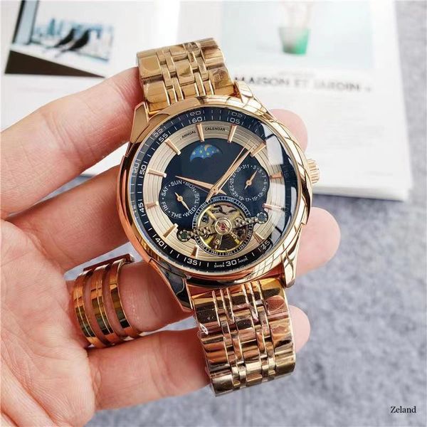 men's watch the world's selling automatic mechanical watch steel belt big flywheel moon phase ss
men's watch the world's selling automatic mechanical watch steel belt big flywheel moon phase ss