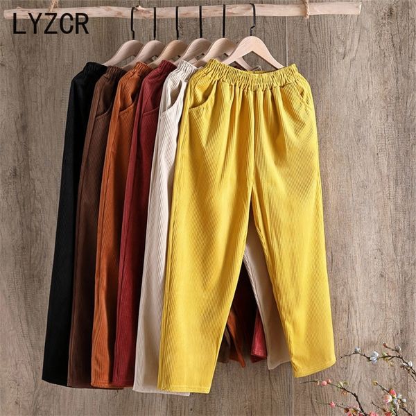 winter corduroy pants women high waist harem pants for women black plus size women's trousers ankle casual pencil pant 201113, Black;white
winter corduroy pants women high waist harem pants for women black plus size women's trousers ankle casual pencil pant 201113, Black;white