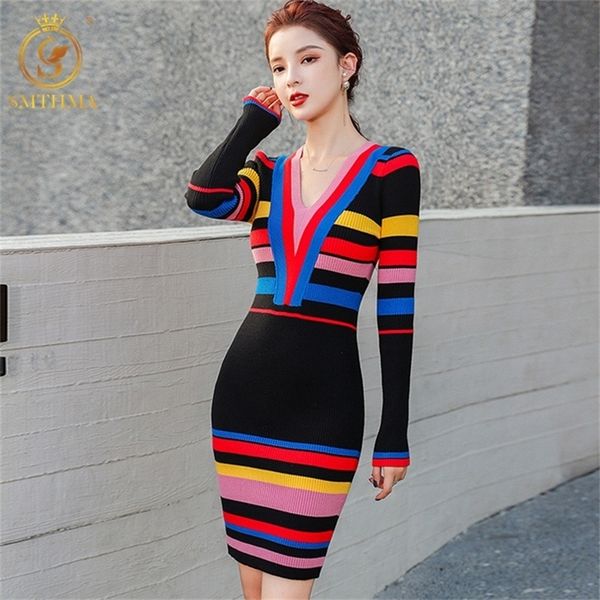 hma korean chic women elegant vneck knitting dresses winter bodycon candy color stripes slim vestido da festa 220803, Black;gray
hma korean chic women elegant vneck knitting dresses winter bodycon candy color stripes slim vestido da festa 220803, Black;gray