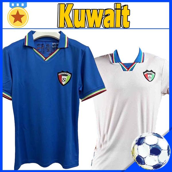 22/23 kuwait national football team soccer jerseys 2022 2023 ali al kandari faisal abdullah fahad al enezi yousif al khebezi home blue away, Black;yellow
22/23 kuwait national football team soccer jerseys 2022 2023 ali al kandari faisal abdullah fahad al enezi yousif al khebezi home blue away, Black;yellow