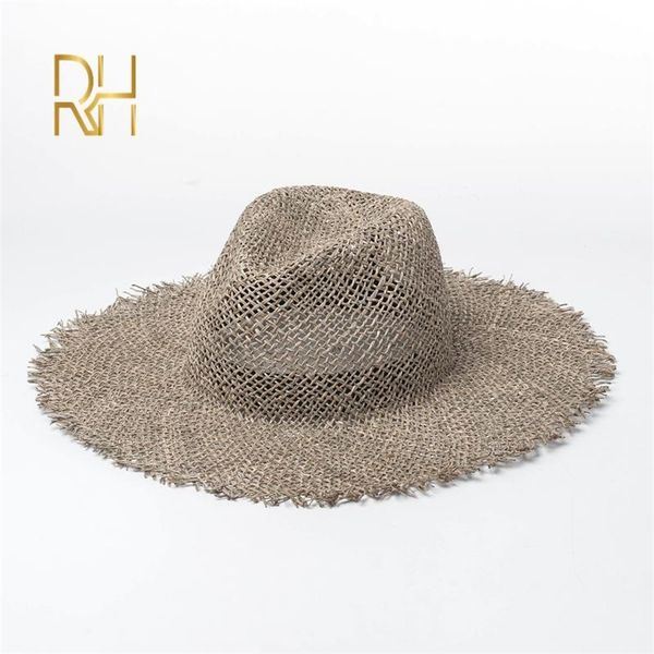 rh fashion summer women travel fedora straw hat breathable salt seagrass panama jazz straw beach sun cap for vacation 220507, Blue;gray
rh fashion summer women travel fedora straw hat breathable salt seagrass panama jazz straw beach sun cap for vacation 220507, Blue;gray