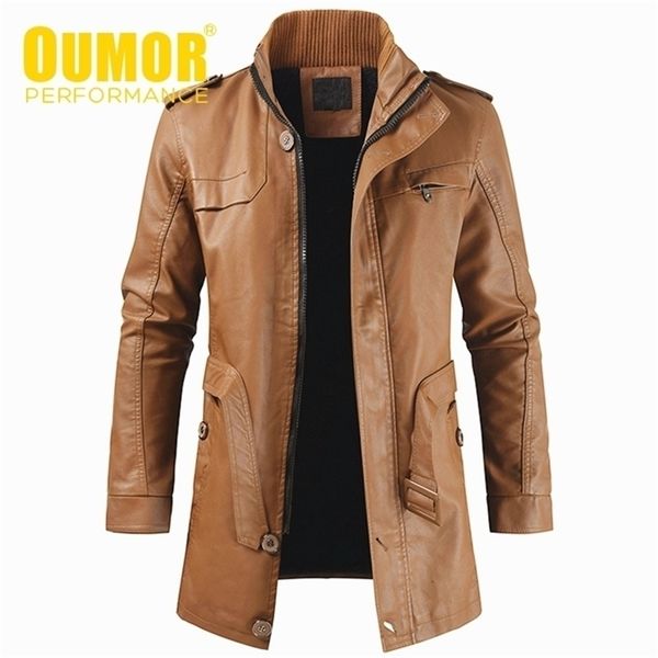 oumor men autumn fashion long warm fleece leather jacket coat men winter casual england style vintage leather jacket parkas men 201224, Black
oumor men autumn fashion long warm fleece leather jacket coat men winter casual england style vintage leather jacket parkas men 201224, Black