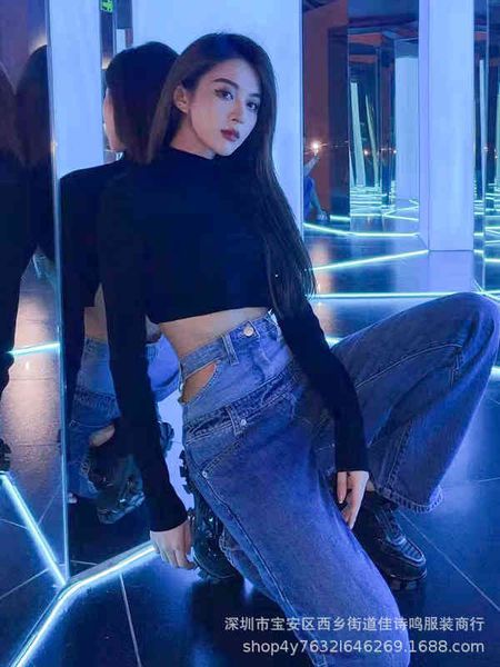 women's jeans ann two-color pant head stitching hollow out washing long jeans slim elastic mesh red same style d8x9, Blue
women's jeans ann two-color pant head stitching hollow out washing long jeans slim elastic mesh red same style d8x9, Blue