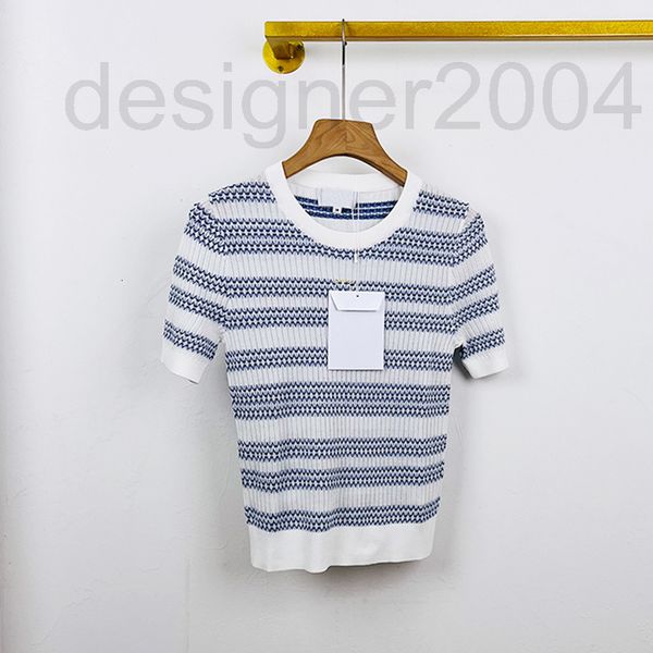 women's sweaters designer 2022 summer xiaoxiang wind wave pattern round neck short sleeve stripe fashion slim fit simple ice silk sweat, White;black
women's sweaters designer 2022 summer xiaoxiang wind wave pattern round neck short sleeve stripe fashion slim fit simple ice silk sweat, White;black