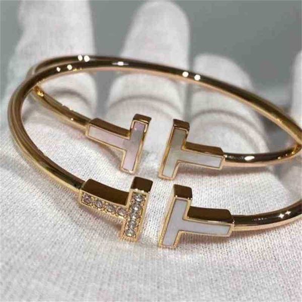 cspr double t bracelet female 925t home bracelet female opening rose gold enamel with diamond small red book recommended by fashionable, Black
cspr double t bracelet female 925t home bracelet female opening rose gold enamel with diamond small red book recommended by fashionable, Black