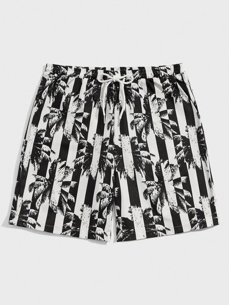 romwe guys tropical & striped shorts i43z#, White;black
romwe guys tropical & striped shorts i43z#, White;black