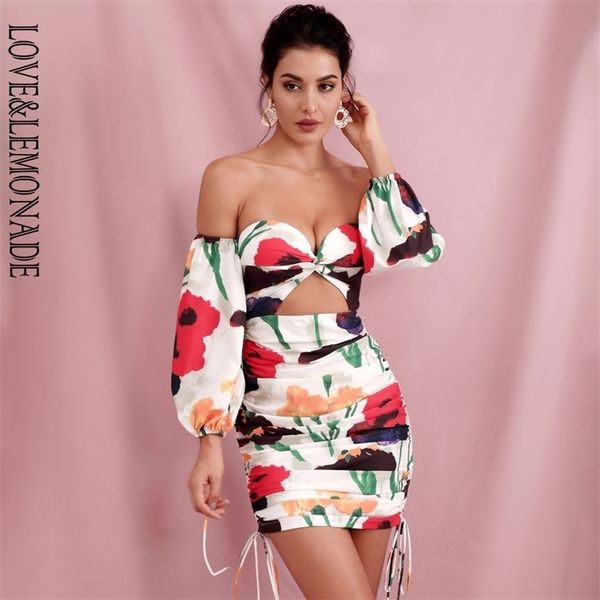 love & lemonade spring tube cut out white flower print big lantern long sleeve bodycon party mini dress lm822 y200418, Black;pink
love & lemonade spring tube cut out white flower print big lantern long sleeve bodycon party mini dress lm822 y200418, Black;pink