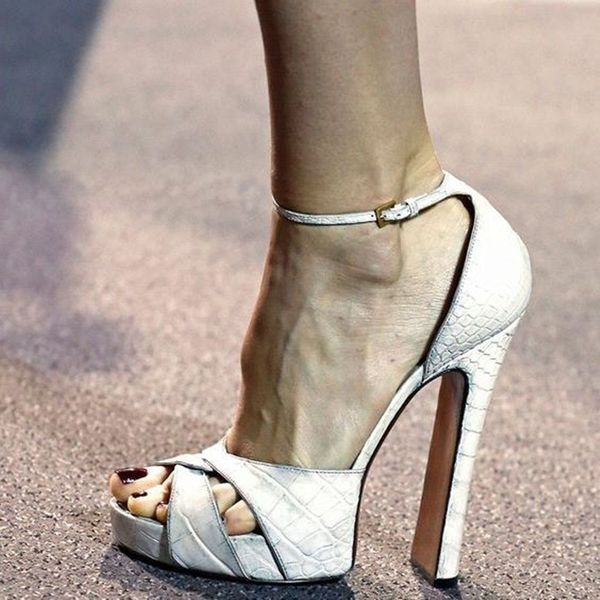 fashion gladiator white luxury sandals peep toes chunky platform heels chic women wedding shoes bridal footwear cross tied summer big size s, Black
fashion gladiator white luxury sandals peep toes chunky platform heels chic women wedding shoes bridal footwear cross tied summer big size s, Black