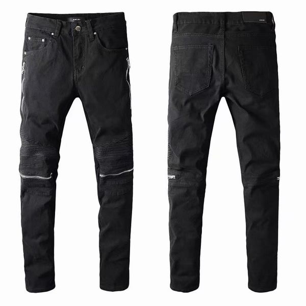 2022 men women designer jean classic clothing jeans destruction mens straight motorcycle printed army green leopard print, Blue
2022 men women designer jean classic clothing jeans destruction mens straight motorcycle printed army green leopard print, Blue
