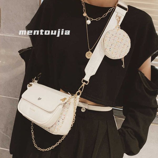 2021 new solid color versatile high sense three in one child mother bag wide shoulder belt messenger bag chain single shoulder underarm bag
2021 new solid color versatile high sense three in one child mother bag wide shoulder belt messenger bag chain single shoulder underarm bag
