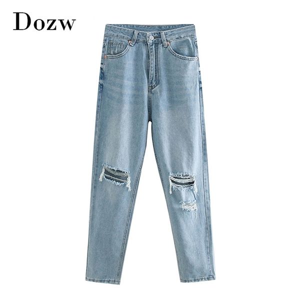 lady light blue color pencil pants retro soratched hole ripped mom jeans full length daily office wear pants jeans femme 210414
lady light blue color pencil pants retro soratched hole ripped mom jeans full length daily office wear pants jeans femme 210414