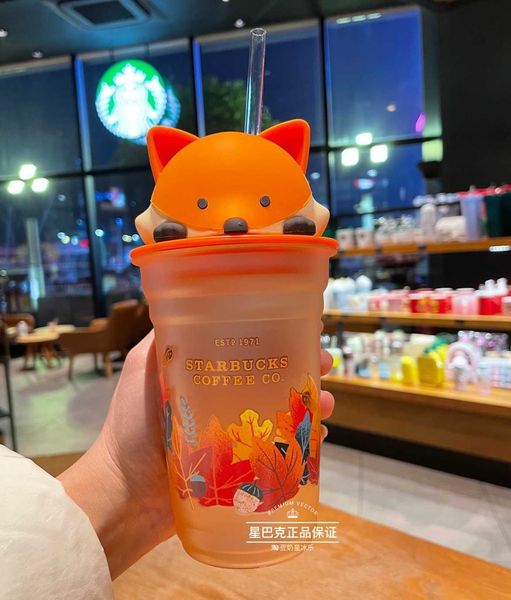 starbucks 2021 limited edition autumn forest maple leaf sprouting fox glass straw cup cartoon frosted deskcup
starbucks 2021 limited edition autumn forest maple leaf sprouting fox glass straw cup cartoon frosted deskcup