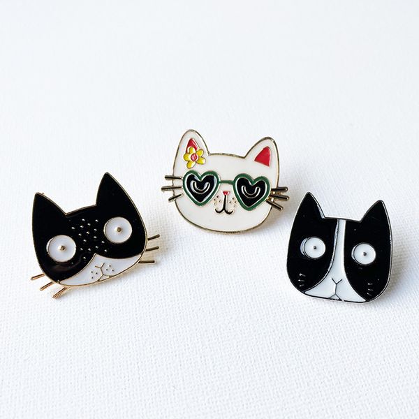 cartoon animal brooch pin cute cat metal brooches for women vintage lapel pin set hat bag accessories scarf buckle jewelry gift, Blue
cartoon animal brooch pin cute cat metal brooches for women vintage lapel pin set hat bag accessories scarf buckle jewelry gift, Blue