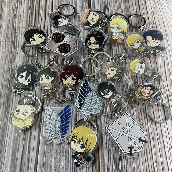 keychains anime attack on titan levi ackerman eren jaeger key chain pendant cosplay two-sided acrylic keychain keyring prop, Silver
keychains anime attack on titan levi ackerman eren jaeger key chain pendant cosplay two-sided acrylic keychain keyring prop, Silver