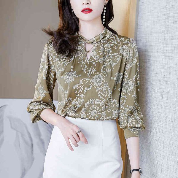 manufacturer's 2022 art design feeling imitation silk long sleeve temperament mild luster shirt blouse casual ladies summer trend, White
manufacturer's 2022 art design feeling imitation silk long sleeve temperament mild luster shirt blouse casual ladies summer trend, White