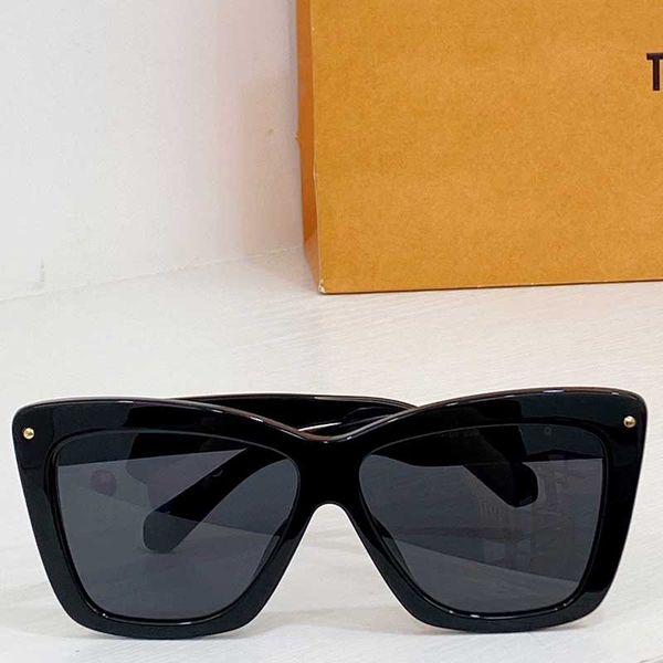 mens or womens designer sunglasses z1427e large frame cat eye black classic versatile casual shopping uv protection with box, White;black
mens or womens designer sunglasses z1427e large frame cat eye black classic versatile casual shopping uv protection with box, White;black