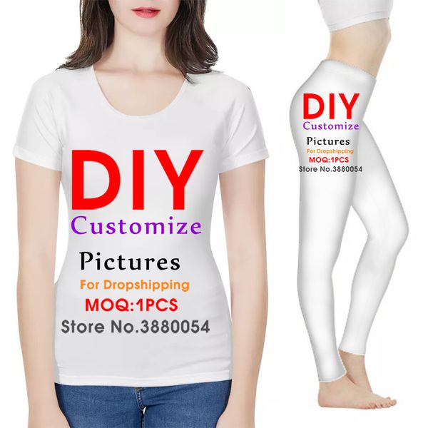 noisydesigns custom women long leggings with tshirt sets high waist legins workout ladies 3xl home outdoor drop 220609, White
noisydesigns custom women long leggings with tshirt sets high waist legins workout ladies 3xl home outdoor drop 220609, White