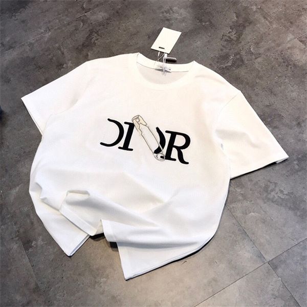 paper clip embroidery dr loose neck casual t-shirt white high version 80% off factory wholesale
paper clip embroidery dr loose neck casual t-shirt white high version 80% off factory wholesale