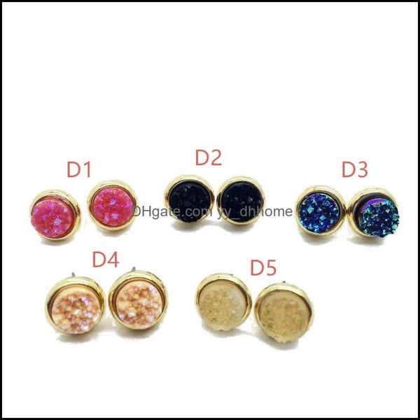 stud earrings jewelry fashion imitate drusy druzy sier gold plated candy gemstone imitation natural stone for women lady drop delivery 2021, Golden;silver
stud earrings jewelry fashion imitate drusy druzy sier gold plated candy gemstone imitation natural stone for women lady drop delivery 2021, Golden;silver