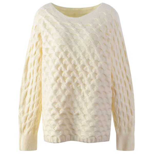 women's knits tees soft waxy sweater women's clothing autumn winter lazy style korean loose slim round neck twist knit d7xy, White
women's knits tees soft waxy sweater women's clothing autumn winter lazy style korean loose slim round neck twist knit d7xy, White