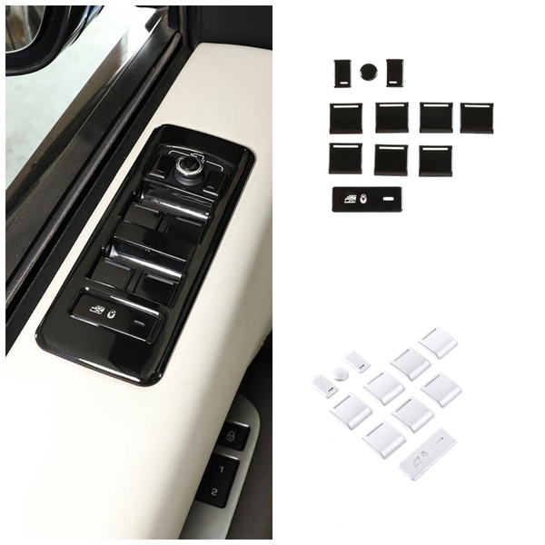 for land rover discovery5 range rover vogue 13-17 aluminum alloy car interior window lift switch patch sticker accessories 11pcs
for land rover discovery5 range rover vogue 13-17 aluminum alloy car interior window lift switch patch sticker accessories 11pcs