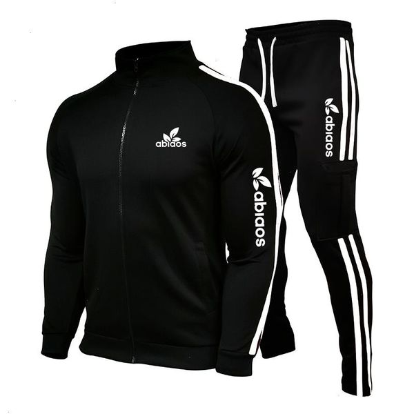 spring brand logo tracksuits mens zipper cardigan jacket sports pants suit striped running gym basketball jogging 2-piece set, Gray
spring brand logo tracksuits mens zipper cardigan jacket sports pants suit striped running gym basketball jogging 2-piece set, Gray
