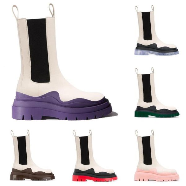 two tone tire chelsea boots women platform chunky boot lady luxe design men calf desiger calfskin slip on style round toe boots white purple, Black
two tone tire chelsea boots women platform chunky boot lady luxe design men calf desiger calfskin slip on style round toe boots white purple, Black