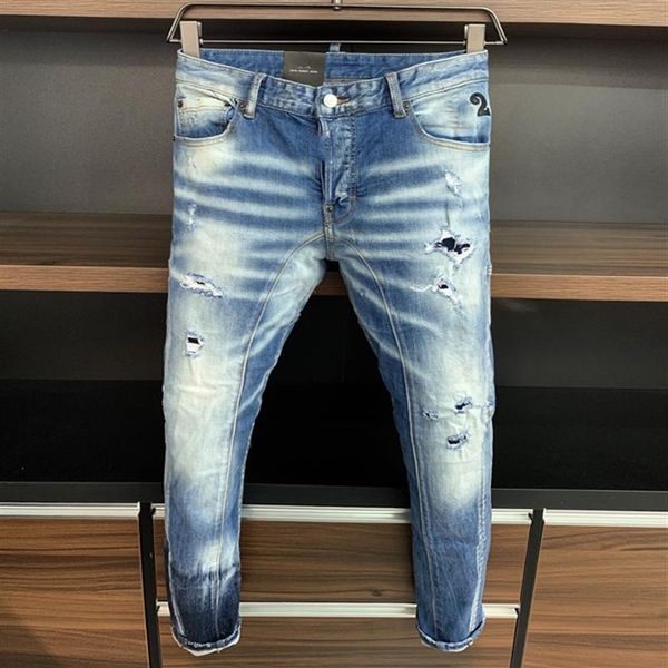 2020 new brand of fashionable european and american men's casual jeans high-grade washing pure hand grinding quality optim262y, Blue
2020 new brand of fashionable european and american men's casual jeans high-grade washing pure hand grinding quality optim262y, Blue