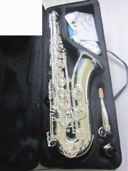 silver tenor saxophone professional level 160mm size big bell diamete music instruments b flat sax mouthpiece cases
silver tenor saxophone professional level 160mm size big bell diamete music instruments b flat sax mouthpiece cases