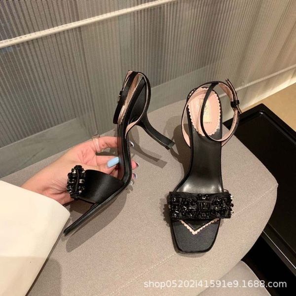 sandals early women's shoes summer fashion sandals lady's middle heel french word with pearl roman sandals fairy thin, Black
sandals early women's shoes summer fashion sandals lady's middle heel french word with pearl roman sandals fairy thin, Black