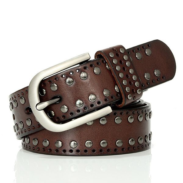 punk lady belts rivet women belt real genuine leather belt female strap vintage woman cowskin belt for jeans, Black;brown
punk lady belts rivet women belt real genuine leather belt female strap vintage woman cowskin belt for jeans, Black;brown