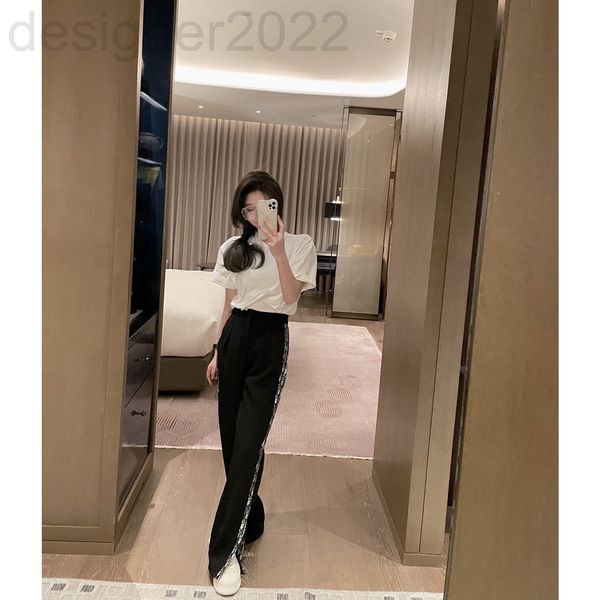 casual dresses designer 22ss spring and summer d home side letter webbing slit leg length design straight tube suit pants t854, Black;gray
casual dresses designer 22ss spring and summer d home side letter webbing slit leg length design straight tube suit pants t854, Black;gray