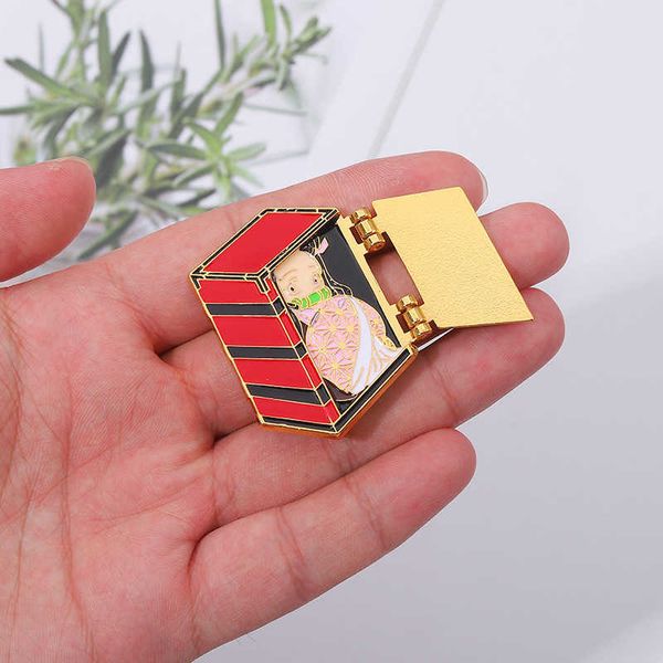 anime ghost blade peripheral brooch creative flip stove door you beans alloy clothing accessories badge, Gray
anime ghost blade peripheral brooch creative flip stove door you beans alloy clothing accessories badge, Gray