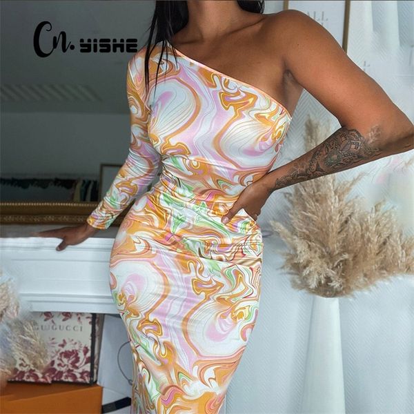 cnyishe high street printed one shoulder midi dress women fashion tie dye bodycon wrap hip dresses female outfits vestidos 220511, Black;gray
cnyishe high street printed one shoulder midi dress women fashion tie dye bodycon wrap hip dresses female outfits vestidos 220511, Black;gray