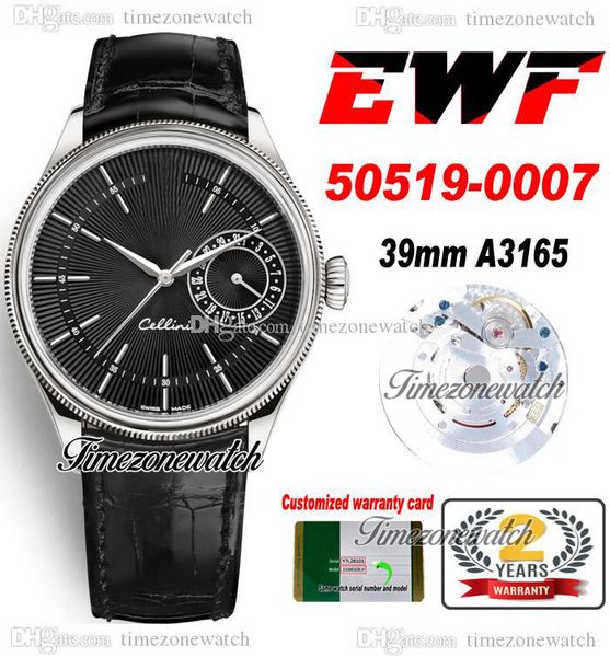 ewf cellini date 50519 a3165 automatic mens watch 39mm steel case black texture dial stick leather super edition watches same series warrant, Slivery;brown
ewf cellini date 50519 a3165 automatic mens watch 39mm steel case black texture dial stick leather super edition watches same series warrant, Slivery;brown