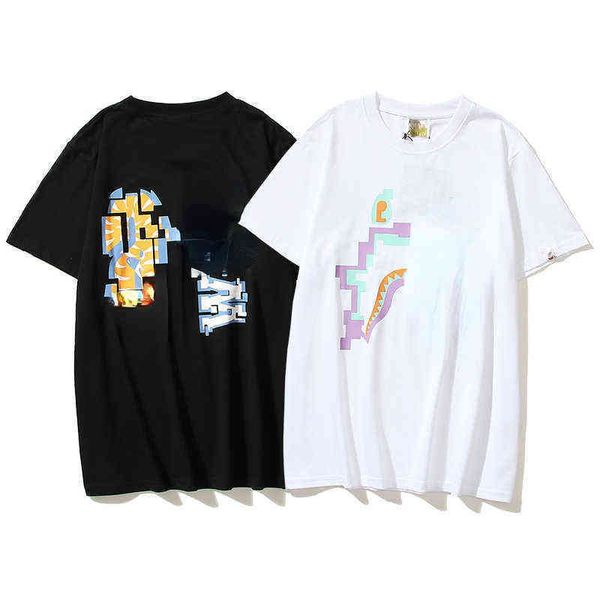 brand designer t shirts 2022 fashion short sleeve funny head printed high street casual loose t-shirt for men and women, White;black
brand designer t shirts 2022 fashion short sleeve funny head printed high street casual loose t-shirt for men and women, White;black