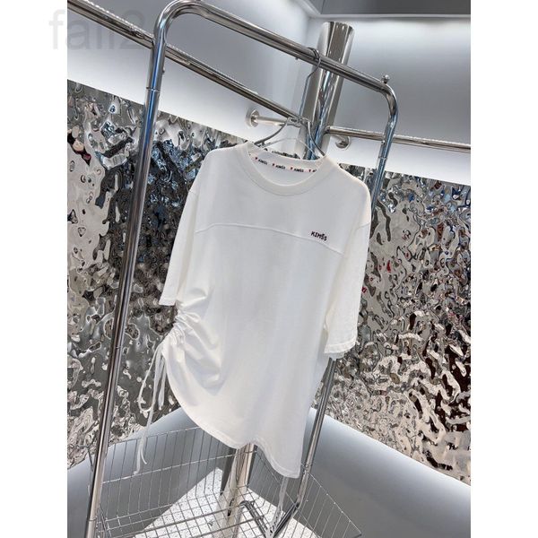 women's t-shirt designer chaopai 22 early spring new back love heartbroken letter pattern waist closing thin design short sleeve lpw5, White
women's t-shirt designer chaopai 22 early spring new back love heartbroken letter pattern waist closing thin design short sleeve lpw5, White
