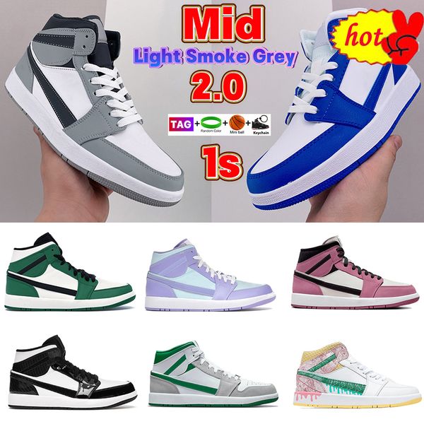 2022 basketball shoes 1 1s mid light smoke grey kentucky blue pine green berry pink barely rose mens womens chicago signal trainers
2022 basketball shoes 1 1s mid light smoke grey kentucky blue pine green berry pink barely rose mens womens chicago signal trainers