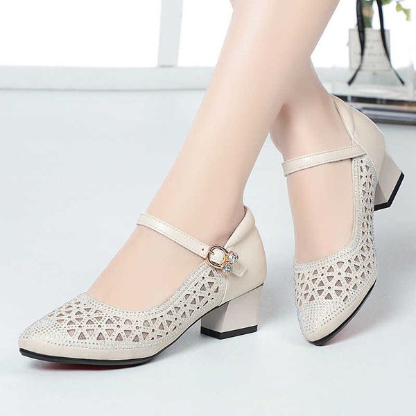 paris classic luxury summer fashion hollow out genuine leather pumps women shoes crystal thick heel mesh ladies office designer elling, Black
paris classic luxury summer fashion hollow out genuine leather pumps women shoes crystal thick heel mesh ladies office designer elling, Black