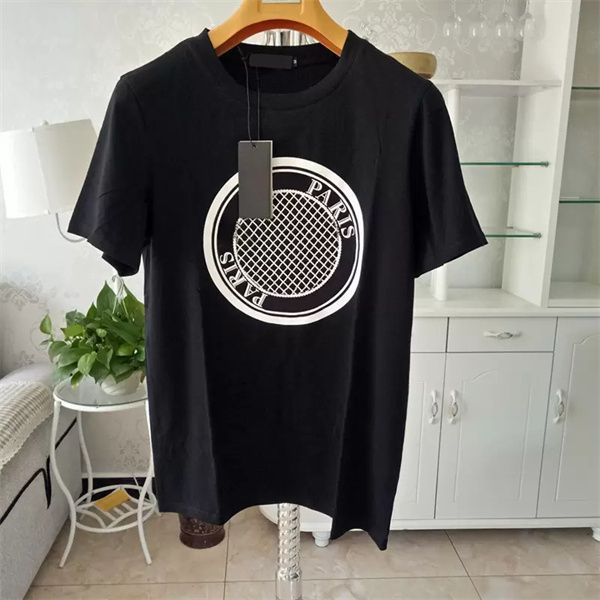 2022 fashion casual man womens circle tees with letters print short sleeves summer designer sell luxury men t shirt size s-4xl, White;black 
2022 fashion casual man womens circle tees with letters print short sleeves summer designer sell luxury men t shirt size s-4xl, White;black