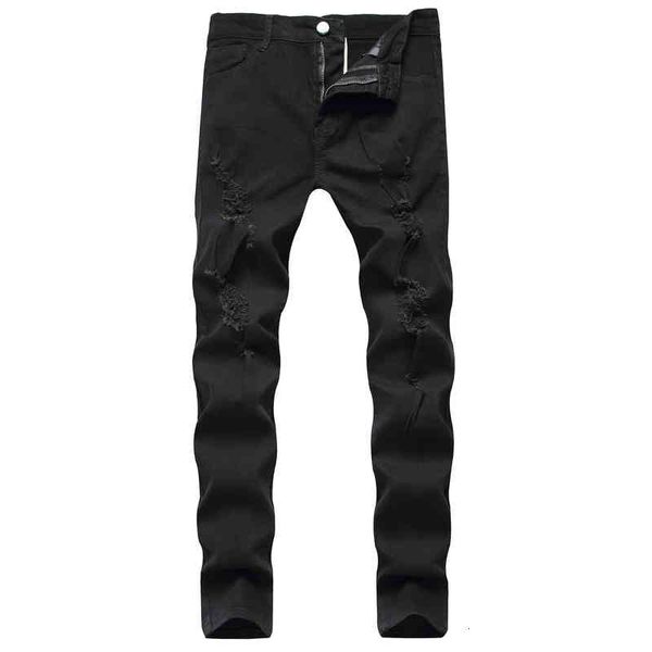 men's jeans jeans teenagers hole straight tube fashion trend slim men's pants jnv8, Blue
men's jeans jeans teenagers hole straight tube fashion trend slim men's pants jnv8, Blue