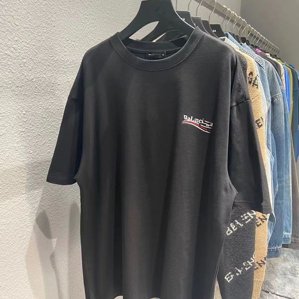 men t shirts paris 2022 classic front back printed cotton short sleeve woman tees, White;black
men t shirts paris 2022 classic front back printed cotton short sleeve woman tees, White;black