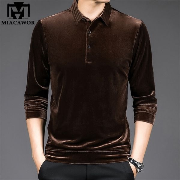 golden velvet luxury polo shirt men spring long sleeve tee shirt homme casual slim fit camisa polos t1129 220402, White;black
golden velvet luxury polo shirt men spring long sleeve tee shirt homme casual slim fit camisa polos t1129 220402, White;black