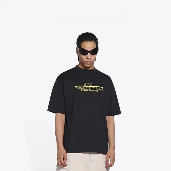 summer spring worldwide retail therapy letters printed tee fashion paris oversize cotton t-shirts luxury men women high street thsirt, White;black
summer spring worldwide retail therapy letters printed tee fashion paris oversize cotton t-shirts luxury men women high street thsirt, White;black